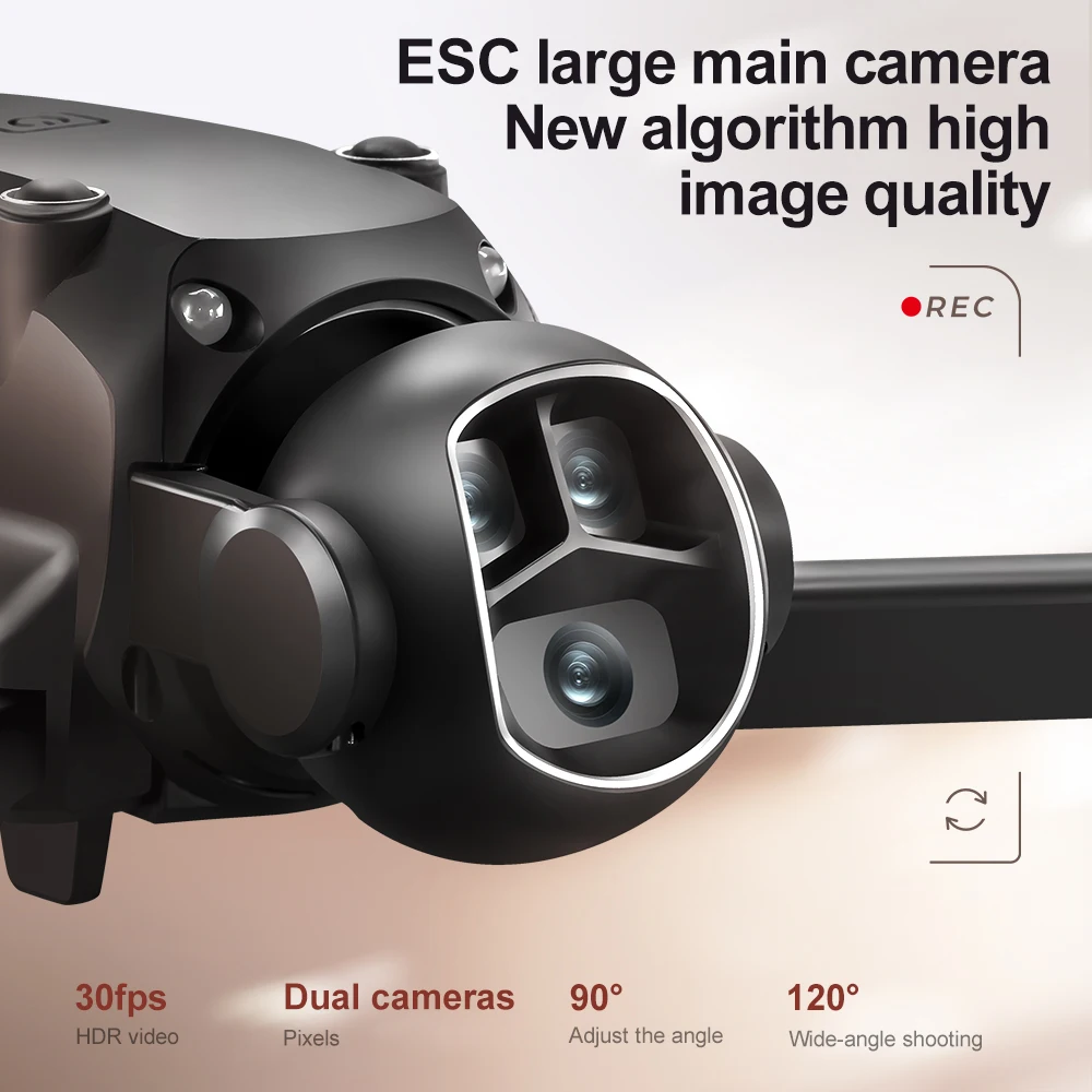 Drone GPS Lenovo à trois camér - Drone Racing Camera avis et prix
